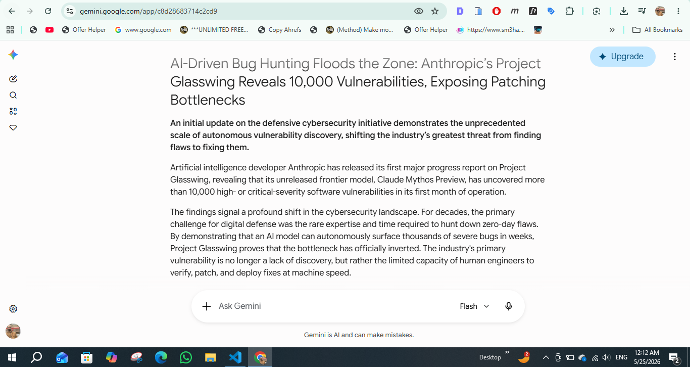 Screenshot of the Gemini prompt used to test article structure, section flow, and pull quote ideas.